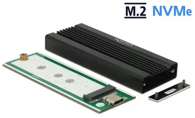 Produktbild von Delock Externes Gehäuse M.2 NVMe PCIe SSD USB 10 Gbps (USB 3.1) USB Type-C™ Bu.