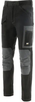 Produktbild von CAT Hose Essentials Cargo Arbeitshose schwarz grau robuste Herren Workwear