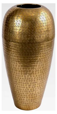 Produktbild von Vase Oriental 49cm Gold Hammerschlag Design Blumenvase Dekovase Wohnaccessoire