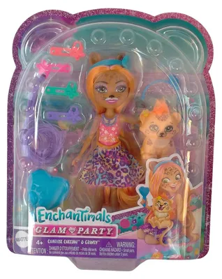 Zdjęcie produktu dla Enchantimals Glam Party HNV30, Lalka modowa, Damski, 4 lat(a), Chłopak, dziewczyna, 155 mm, Wielobarwny