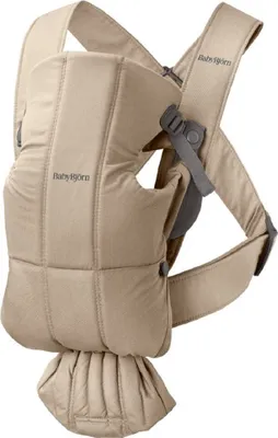 Produktbild von BabyBjorn BabyBjörn Mini Woven -kantoreppu, beige