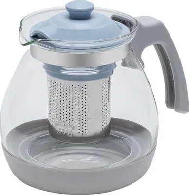 Produktbild von Resto Kitchenware 90510 Teekanne Einzelne Teekanne 1000 ml Blau, Grau