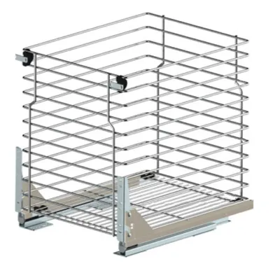 Produktbild von Unterschrankauszug 1 Etage Küchenauszug Schrankauszug mit Softclose – Bodenmontage für Schränke 600 mm