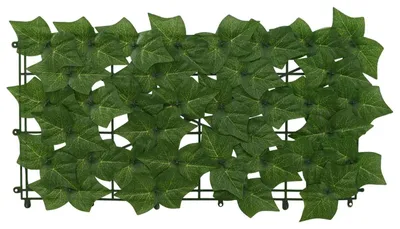 Immagine prodotto di vidaXL Schermatura per balcone con foglie, verde, 400 x 75 cm