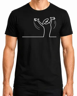 Imagen del producto de Camiseta para hombre, diseño "La Linea Balum Strichmännchen Osvaldo Cartoon", color , talla L