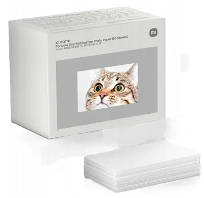 Image de Papier photo portable à sublimation thermique Xiaomi (50 feuilles)