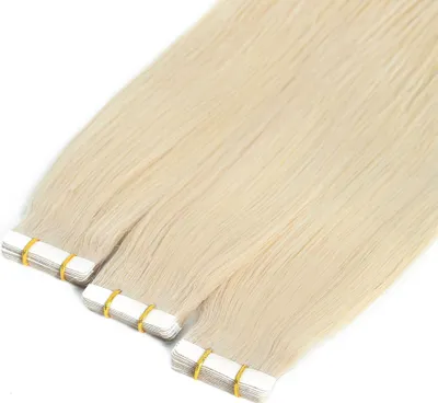Obrázok produktu pre Tape Extensions Premium Pravé vlasy #10/1 svetlo-jasne blond popolavé