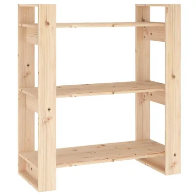 Image de vidaXL Étagère à livres/séparation de pièce 80x35x91 cm pin massif