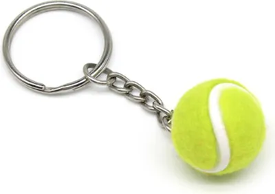 Produktbild von Mini Tennisball Schlüsselanhänger Schlüsselanhänger Dekoration Zubehör Geschenk für Sportfans