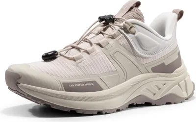 Produktbild von NORTIV 8 Damen Wanderschuhe leichte atmungsaktive Mesh Trekking Outdoor Arbeitsschuhe,Farbe:KHAKI,Größe:40