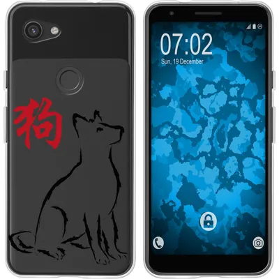 Produktbild von PhoneNatic Case kompatibel mit Google Pixel 3a XL Silikon-Hülle Tierkreis Chinesisch M11