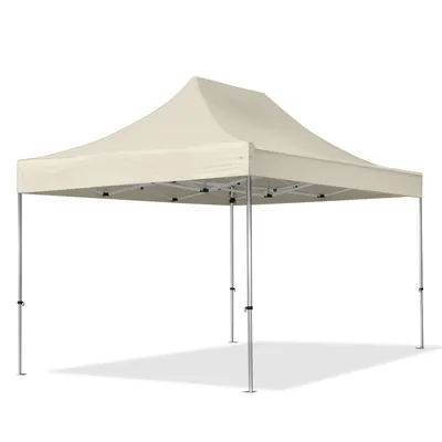 Produktbild von TOOLPORT 3x4,5m Aluminium Faltpavillon, ohne Seitenteile, creme