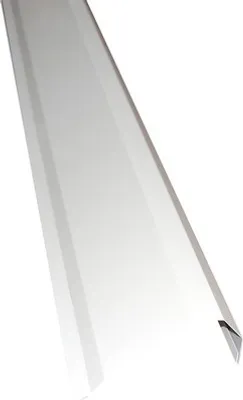 Produktbild von PRECIT Kantwinkel für Sandwichplatte Dach Grauweiß RAL 9002 2000 mm x 170 mm