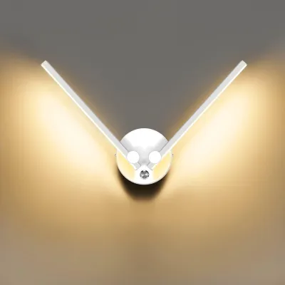 Imagen del producto de Aplique de pared LED de 10W con interruptor, brazos giratorios de 300° para uso interior