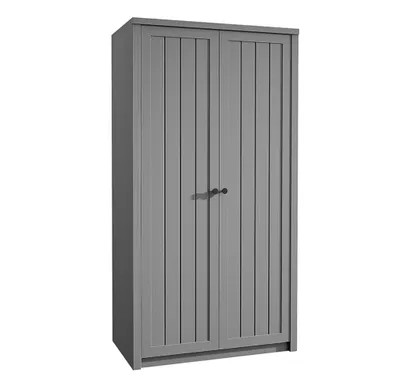 Image de AX LIVING Armoire Palmano S2P - largeur 90 cm, gris élégant