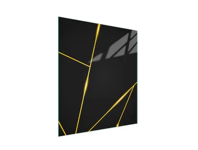 Produktbild von Glasschneidebrett 45x52 Schwarz