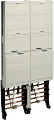 Produktbild von HAGER ZK3EZ18N Komplettfeld 3EHZ DSS 1050mm 2feldrig