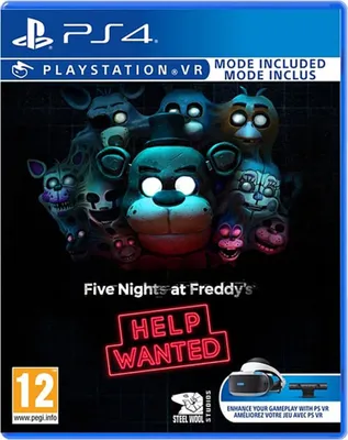 Produktbild von Sony Five Nights at Freddy's: Help Wanted, PlayStation 4, T (Jugendliche), Physische Medien, Virtual Reality (VR)-Headset erforderlich