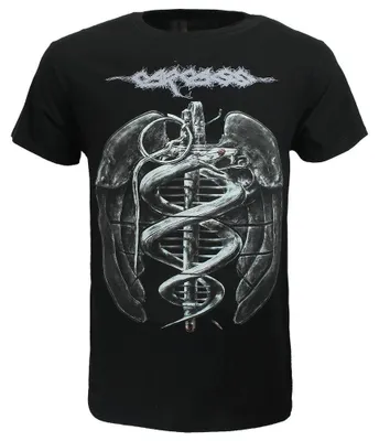 Imagen del producto de Camiseta Carcass Snake Granate - Talla M