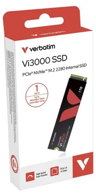 Zdjęcie produktu dla Verbatim Vi3000, 1 TB, M.2, 3100 MB/s