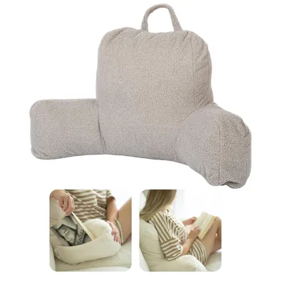 Produktbild von Lesekissen mit Armlehnen, Rückenkissen für Bett & Sofa, waschbarer Bezug