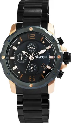 Produktbild von Raptor Limited Herrenchronograph "Soheil" mit Edelstahlarmband