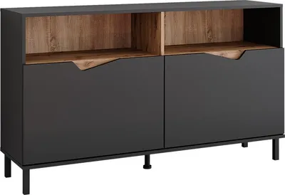 Produktbild von Kommode Vicco Marelle Anthrazit/Artisan 140 x 81.3 cm mit 2 Türen, Model 57854