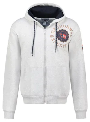 Zdjęcie produktu dla Geographical Norway bluza kolor szary dla mężczyzn WZ3027H/GN-Blended Grey