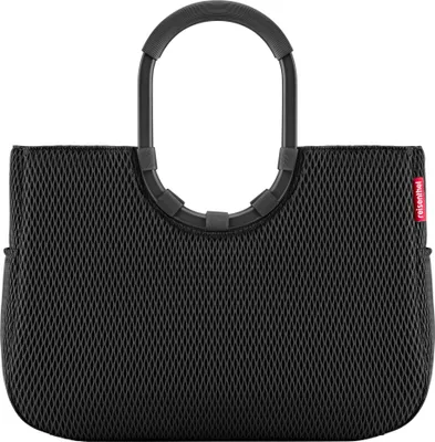Obrázek produktu pro Reisenthel loopshopper L, Kabelka, Černá, Hliník, Vzorovaný, Tečkovaný, 25 l