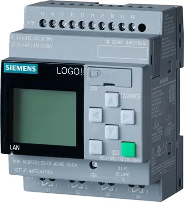 Produktbild von Siemens LOGO! 6ED1052-1MD08-0BA2 12/24RCE 8.4