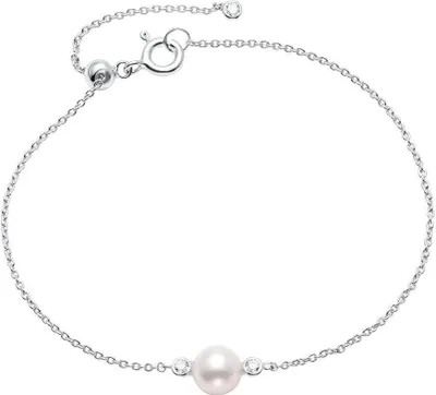 Produktbild von JEWLIX Damen Armkette aus Sterlingsilber mit Perle und Zirkonia