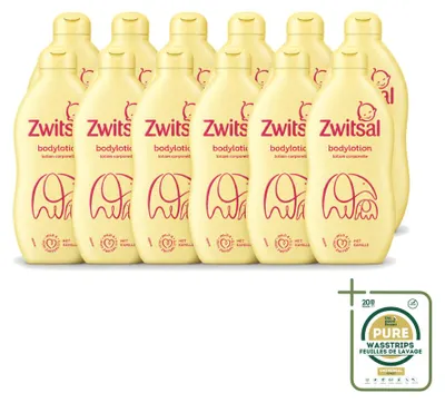 Produktbild von 12 x Zwitsal Bodylotion pflegend 400 ml - Vorratspackung - 12 Stücke
