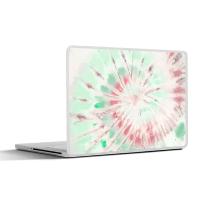 Produktbild von MuchoWow® Laptop Aufkleber Sticker Cover Sommer - Krawattenfärbung - Muster 25x18 cm - Laptop-Deko