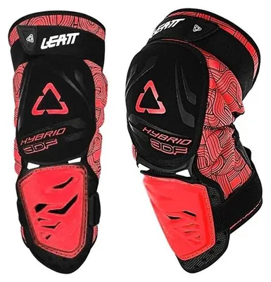 Imagen del producto de Leatt Hybrid-3DF 3471: protectores para rodillas para motocicletas, color negro