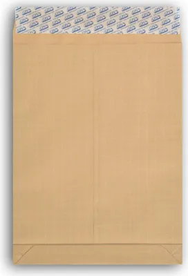 Image de Lot de 1000 enveloppes kraft arme 130g à soufflets b4