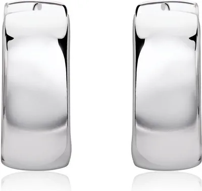 Produktbild von Moderne kleine Creolen 925 Sterling Silber SE0171