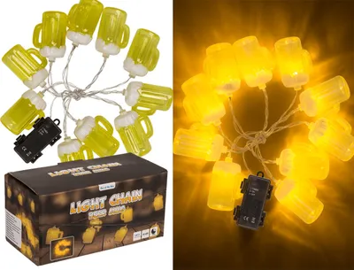 Produktbild von OOTB Lichterkette Bierkrug mit 10 LED