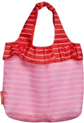 Image de Sac Easy Flounce Stripes rose-rouge