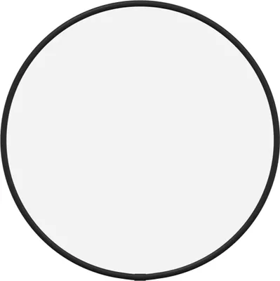 Produktbild von vidaXL Wandspiegel Schwarz Ø 30 cm Rund