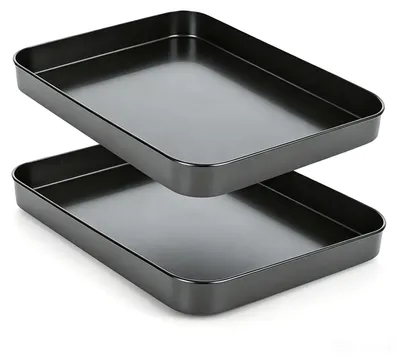 Immagine prodotto di Set di 2 Mini Stampo da Forno - Acciaio Inossidabile Antiaderente per Brownies