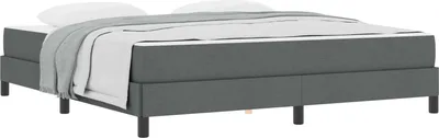 Produktbild von vidaXL Boxspringbett Dunkelgrau 180 x 200 cm Stoff