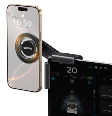 Produktbild von MagSafe Autohalterung für Tesla Model 3/Y, 360° drehbar, für iPhone 12-17 & MagSafe Hülle