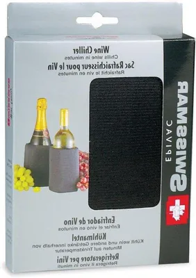 Produktbild von Weinholer Schutzsleeve, Schwarz, 1 Stück, für kalte Getränke
