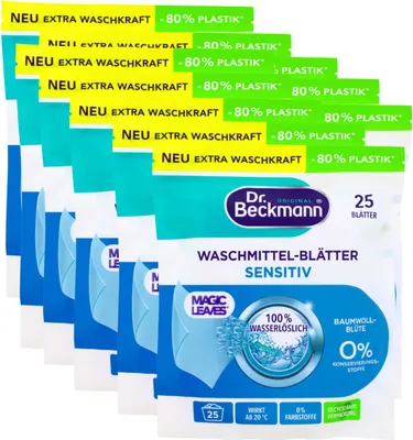 Produktbild von 10 x 25 Dr. Beckmann Magic Leaves Blätter Sensitiv Baumwollblüte