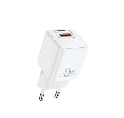 Zdjęcie produktu dla Ładowarka Sieciowa Remax Batt Series Pd Qc 33W 1Xusb 1Xusb-C Biała Szybkie