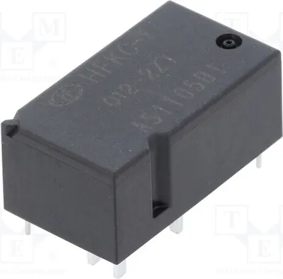 Zdjęcie produktu dla 1x przekaźnik: elektromagnetyczny
2x cewka: 12VDC, 30A, 550mW, HFKC-T/012-2ZT, elektromagnetyczna