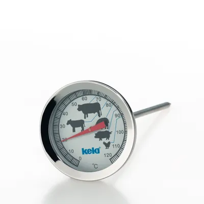 Produktbild von Kela Fleischthermometer Punkto Edelstahl 18/10 0-120° 5cmØ, 15315