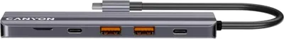 Zdjęcie produktu dla Canyon DS-17, USB Type-C, HDMI, USB 3.2 Gen 1 (3.1 Gen 1) Type-A, USB Type-C, MicroSD (TransFlash), 10000 Mbit/s, 60 Hz, 3840 x 2160 px