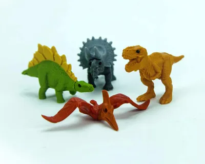 Produktbild von KYR001 - Dinosaurier-Mix 60 Stück (Iwako)