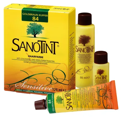 Produktbild von Sanotint Haarfarbe permanente Haarcoloration schonende Formel